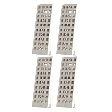 Old Hickory 113 Heavy Duty Ceramic Single Face Brick for Chicken Rotisserie Machine - Pack of 4