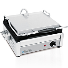 Eurodib SFE02340-240 Flat Medium Panini Grill - 15" x 10" - 240v