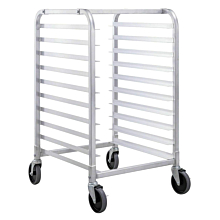 Prepline SPR-10 10-Tier Heavy Duty Aluminum Steam Table / Bun Pan Sheet Pan Rack