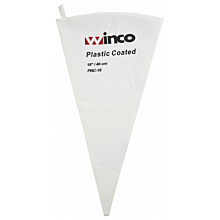 Winco PBC-18 18" Plastic Lined Canvas Pastry Bag