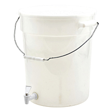 Winco PBDW-22 Round 6 Gallon Plastic Beverage Dispenser