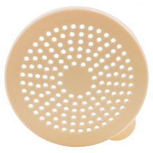 Winco PDG-BL 10 oz. Beige Plastic Dredge Lid for Winco PDG-10 and PDG-10AC