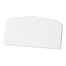 Winco PDS-5 5-1/2" x 3 3/4" Straight Edge Bowl Scraper