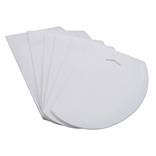 Winco PDS-7 7-1/2" Plastic Dough Scrapers