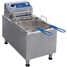 Globe PF16E 11" Electric 16 lb. Countertop Fryer