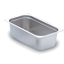 Prepline 1/3 Size 4" Deep Stainless Steel Steam Table / Hotel Pan