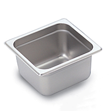 Prepline PFP-16-4 1/6 Size Stainless Steel Steam Table / Hotel Pan, 4" Depth