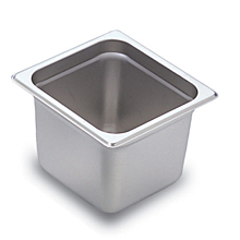 Prepline PFP-16-6 1/6 Size Stainless Steel Steam Table / Hotel Pan, 6" Depth