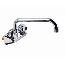 Prepline PFW-4-6 Wall Mounted 6" Swing Spout Sink Faucet