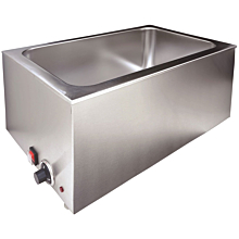 Prepline PFW500 Full-Size Electric Countertop Bain Marie Food Warmer - 110V, 1200W 