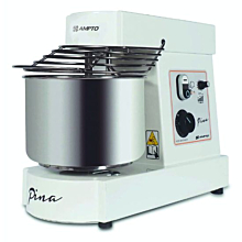 Ampto PINA10 Variable Speed Countertop Spiral Dough Mixer with 13 lb. Dough Capacity & 8 lb. Flour Capacity