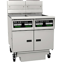 Pitco SG14RS-2FD-LP Solstice Liquid Propane Gas  (2) x 50 lb. Floor Fryer with Filter Drawer - 244,000 BTU
