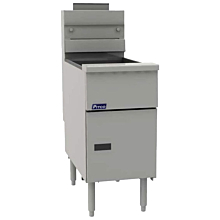 Pitco VF-65S-LP 65 lb. Liquid Propane Gas Stainless Steel Floor Fryer - 95,000 BTU