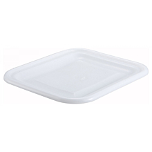 Winco PL-MBC Cover for White Polypropylene Mini Bin