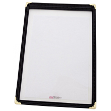 Winco PMC-5K Black Single Menu Cover