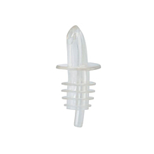 Winco PPR-2C Clear Plastic Free-Flow Pourer