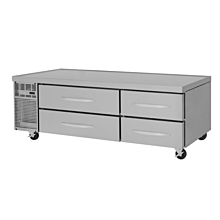 Turbo Air PRCBE-72R-N Pro Series 72" Four Drawer Chef Base Refrigerator - 12 Cu. Ft.