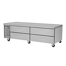 Turbo Air PRCBE-84R-N Pro Series 84" Four Drawer Chef Base Refrigerator - 15 Cu. Ft.