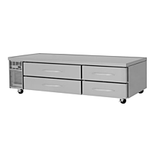 Turbo Air PRCBE-96R-N Pro Series 96" Four Drawer Chef Base Refrigerator - 18 Cu. Ft.
