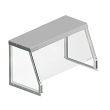 Prepline SG-1527-S 27" Angled Sneeze Guard for SBM27