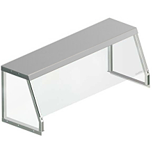 Prepline SG-1548 48" Angled Sneeze guard for Steam Tables
