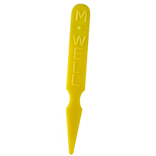 Winco PSM-M White Plastic Medium Steak Markers - Bag of 1000
