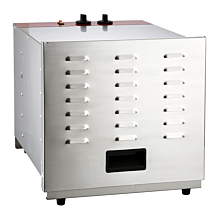 Prepline FD-10R Stainless Steel Food Dehydrator with 10 Racks - 120V