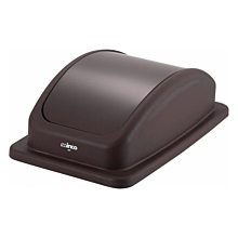 Winco PTCL-23B Brown Lid for 23 Gallon Trash Can