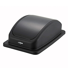 Winco PTCL-23K Black Lid for 23 Gallon Trash Can