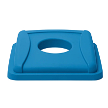 Winco PTCSB-23L Blue Square Bottle/Can Lid for PTCS-23L