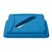 Winco PTCSP-23L Blue Square Paper Lid for PTCS-23L