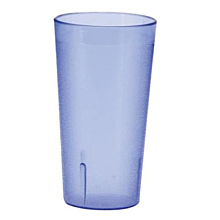 Winco PTP-05B 5 oz. Blue Pebbled Plastic Tumbler