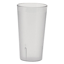 Winco PTP-09C 9-1/2 oz. Clear Pebbled Plastic Tumbler