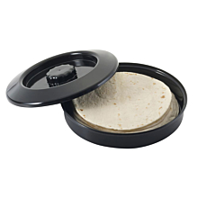 Winco PTW-7K Black Tortilla Warmer, Polypropylene, 7-1/2" x 1-7/8"