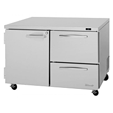 Turbo Air PUR-48-D2L-N Pro Series 48" Left-Hinged Door & 2 Right Drawer Undercounter Refrigerator - 12 Cu. Ft.