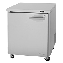 Turbo Air PUR-28-N-L Pro Series 27" Solid Left Hinge Door Undercounter Refrigerator - 7 Cu. Ft.