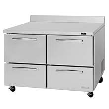 Turbo Air PWR-48-D4-N Pro Series 48" Four Drawer Worktop Refrigerator - 12 Cu.Ft.