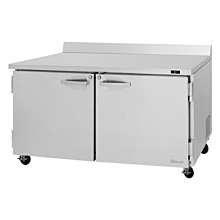 Turbo Air PWR-60-N Pro Series 60" Two Door Worktop Refrigerator - 16 Cu. Ft.