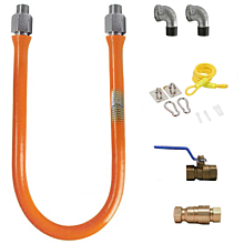 Prepline 3/4" X 36" Gas Hose Connector Kit with Quick Disconnect