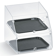Vollrath SBC1014-2F-06 Small 2-Tier Clear Acrylic Bakery Case with Front Doors