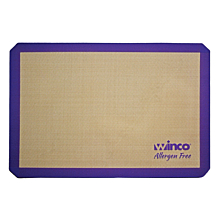 Winco SBS-16PP Half Size Allergen-Free Purple Silicone Baking Mat
