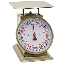 Winco SCLH-50 8" Dial 50 Lb. Premium Kitchen Scale