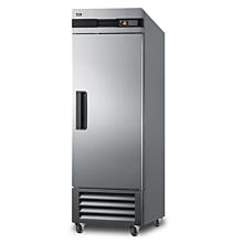 Summit SCRR232 28" Reach-In Stainless Steel Swing Door Refrigerator - 23 Cu. Ft.