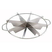 Winco SCU-8 10" Stainless Steel 8 Cut Pie Cutter