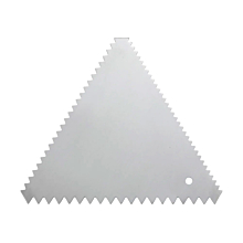 Winco SDC-6 Stainless Steel Triangle Decorating Comb