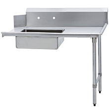 Prepline PSDT-48R 30"D x 48"L Right Side Soiled Dishtable, NSF Listed