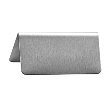 Winco SGN-100 Stainless Steel Blank Tent Sign