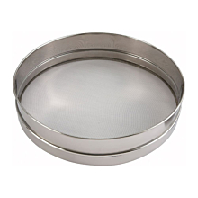 Winco SIV-10 10" x 3" Stainless Steel Rim Sieve