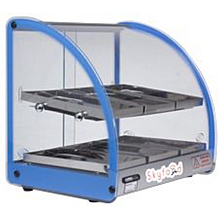 Skyfood FWD2-18B 18'' Food Warmer Display Case - Double Shelf - Blue