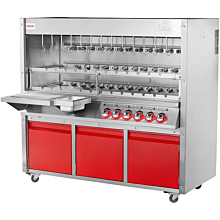 Skyfood CH-38TEPRM 59" Natural Gas Outdoor Grill Charbroiler